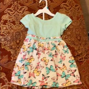 Pink little girl dress